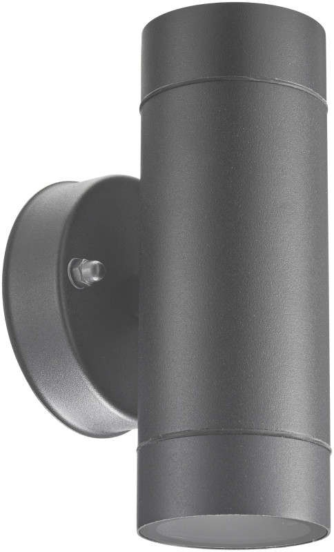 Stensko zunanje spot svetilno telo, antracitno 100-240VAC, 50Hz, 2xGU10, max 35W, IP44