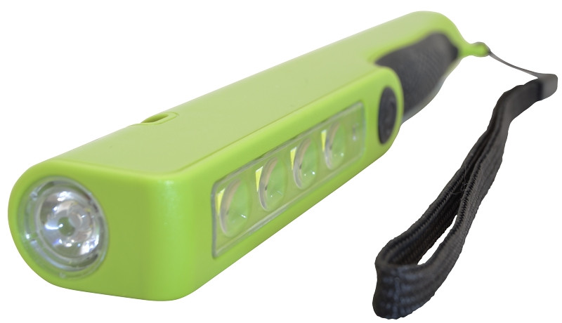 Ročna LED svetilka z akumulatorjem, oblika pisala 2/2 W, 6000 K, 3,7 V, 1400 mAh, Li-Ion, 150 lm, 3 h