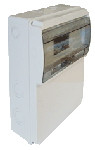 Priključna omarica - prazna, z montažnim tirom, ABS, L×W×H=300×220×100mm, IP55, 11 modul
