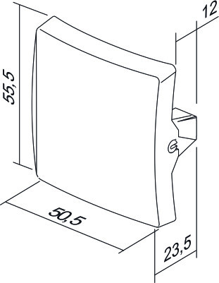 Stikalo menjalno 10AX 250V~ IW XO