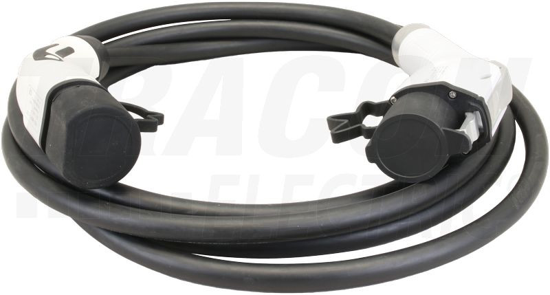 Priključni kabel za polnjenje E-AVTOMOBILOV, 1x16 A 3+2P 5M 16A D10mm TYPE2-TYPE1