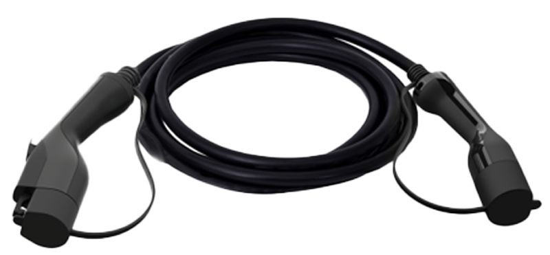 Priključni kabel za polnjenje E-AVTOMOBILOV, 1x32A 3+2P, 5M, 32A, 7.4kW, TYPE2-TYPE1