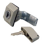 Varnostna ključavnica za kovinske omare TFE, plastično telo + kovinski jeziček
D=22,5mm