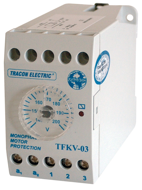 Zaščitni rele-podnapetostni za enofazne sisteme 230V AC, 140-200V/240V AC, 5A/250V AC