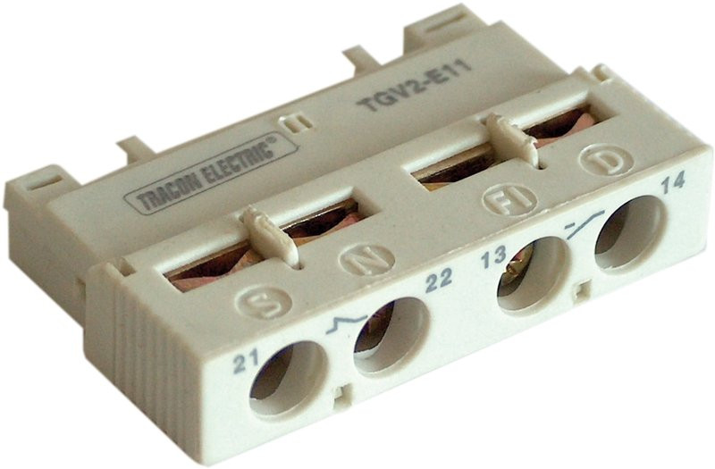 Pomožni kontakt-sprednji 1xNO + 1xNC