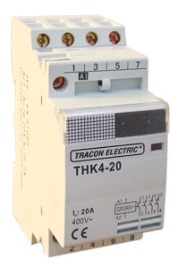 Inštalacijski kontaktor 230/400V, 4P, 4×NO, 63A, 24V AC