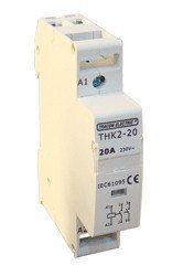 Inštalacijski kontaktor 230V, 2P, 2×NO, 20A, 230V AC