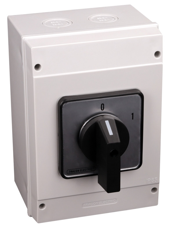 Grebenasto stikalo z ohišjem, ON-OFF 400V, 160A, 3P, 37kW, 88×88mm, 60°, IP65