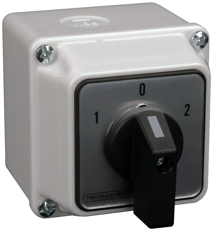 Motorsko stikalo z direktnim smernim preklopnikom in z ohišjem 400V, 32A, 11kW, 64×64mm, IP65