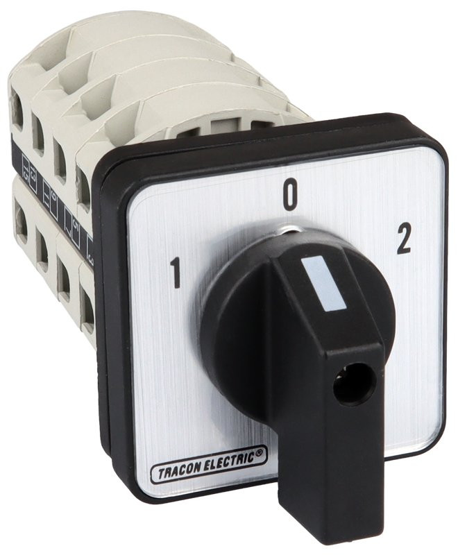 Grebenasto stikalo, 2x4P, 125 A, 400 V, (1-0-2), 60°