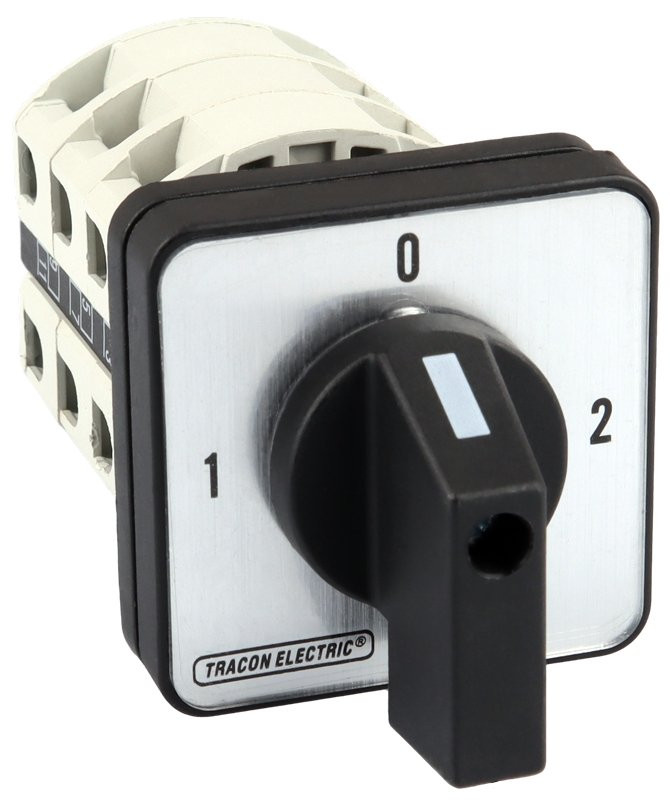 Grebenasto stikalo, 2x3P, 160 A, 400 V, (1-0-2), 90°
