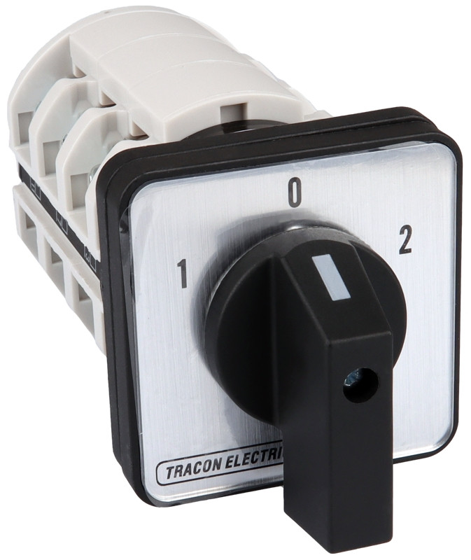 Grebenasto stikalo, 2x3P, 20 A, 400 V, (1-0-2), 60°