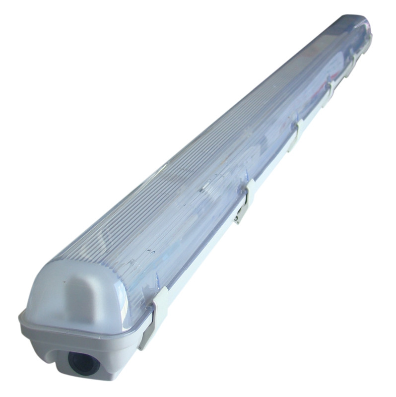 Zaščit. industr. LED svetil. telo za LED cevi, enostran. prikl. 230 V, 50 Hz, G13, 600 mm, IP65, ABS/PC
