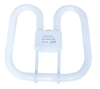 Fluorescentna žarnica v obliki preste, 2D, 38W, Gr10q, 3500K, 2698lm, 8000h