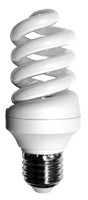 Varčna žarnica, mini spirala, E27, 13W, 2700K, 770lm, 6000h