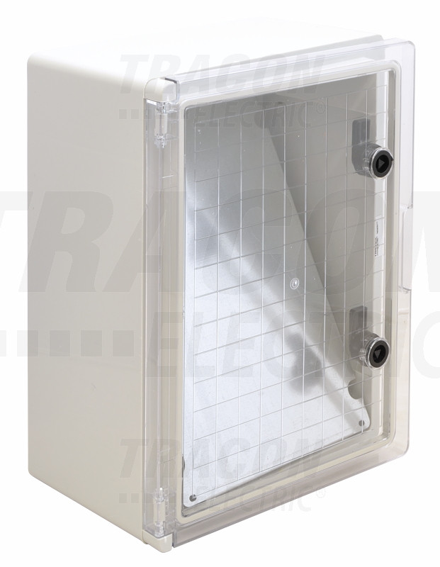 Plastična razdelilna omara 400x300x195mm, IP65, prozorna vrata