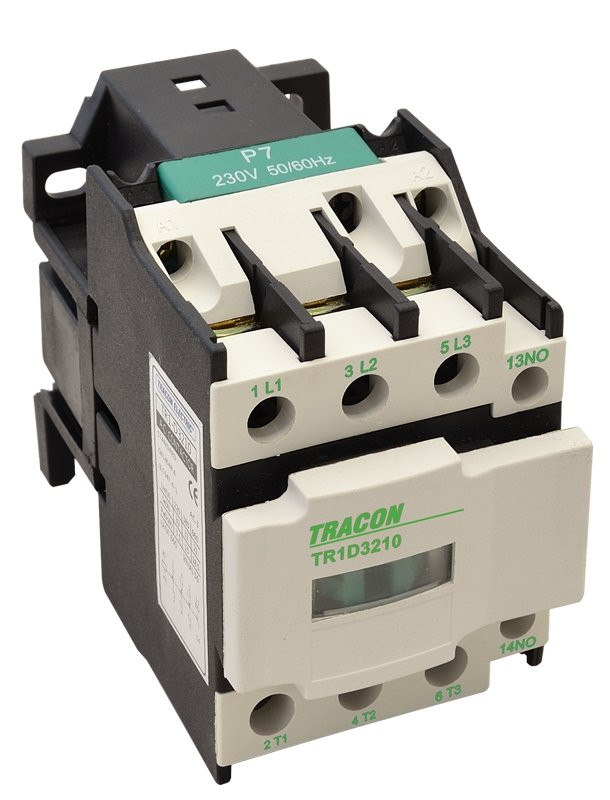 Kontaktor 660V, 9A, 4kW, 110V AC, 3×NO+1×NO