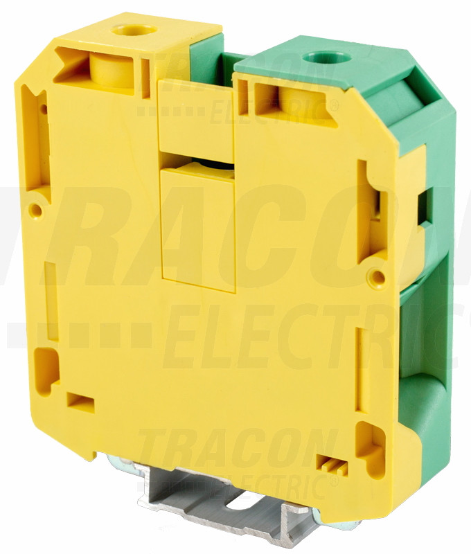 Industrijska vrstna sponka - zaščitni vodnik, vijačna, zeleno-rumena 1000V 192A 16-95 mm2