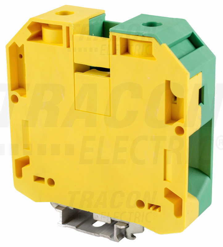 Industrijska vrstna sponka - zaščitni vodnik, vijačna, zeleno-rumena 1000V 230A 25-95 mm2
