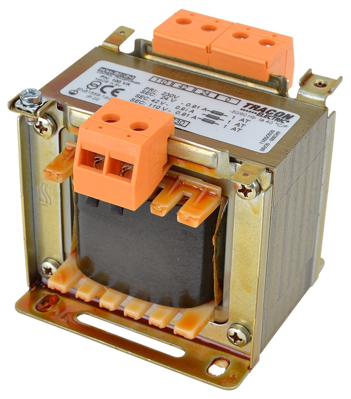 Mali transformator 1F, 100 VA 230/24-42-110 V