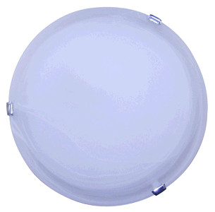 Plafonjera UFO, stropna, bela, 2x60 W, 2xE27, 300 mm