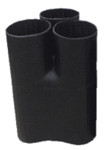 3-kraki termoskrčljivi zaključek vodnikov, s smolo 3×10-3×50mm2, (3×38/16mm+1×14/4,5mm)