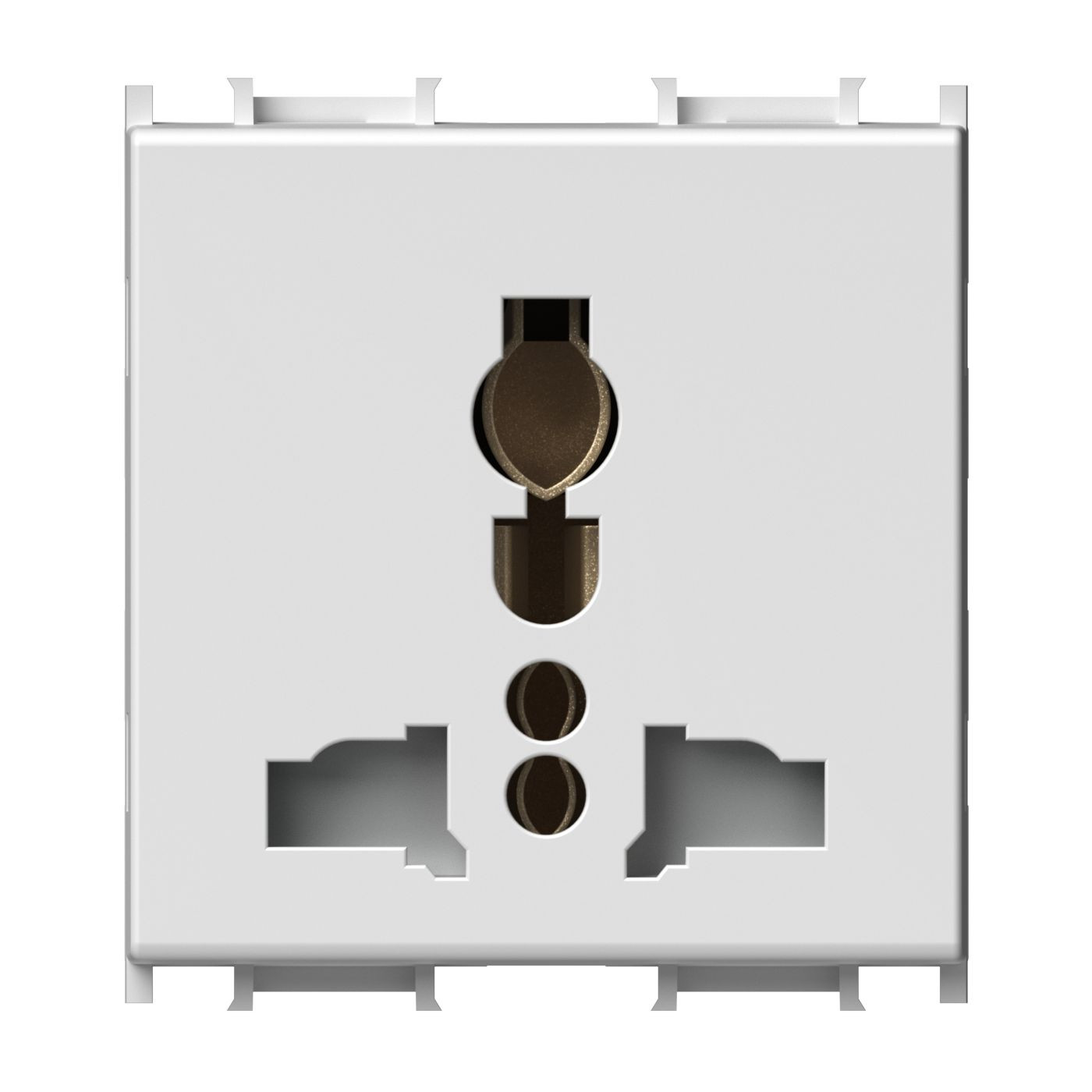 Vtičnica VEČSTANDARDNA+KS 2P+E 13A 250V~ 2M MW