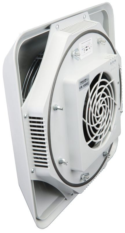 Strešni ventilator 1000 m3/h, IP44, 80 W, 230 VAC, 0.45 A, 72 dB