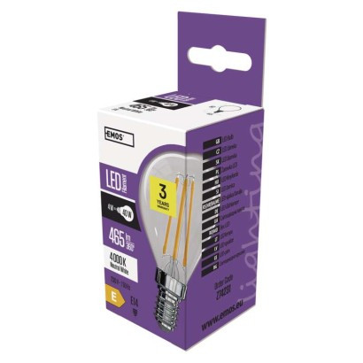 LED žarnica filament mini globe 4W E14 NW