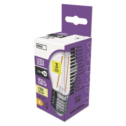 LED žarnica filament mini globe 2,2W E27 WW