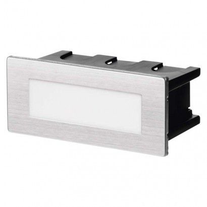 Orientacijska LED svetilka, vgradna, kvadratna 1,5W WW IP65