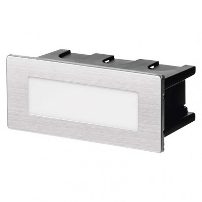 Orientacijska LED svetilka, vgradna, kvadratna 1,5W NW IP65