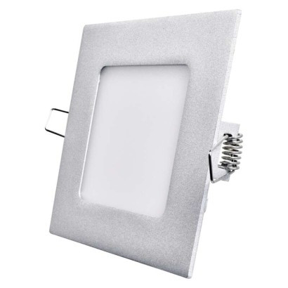 LED panel kvadratni 6W NW srebrni