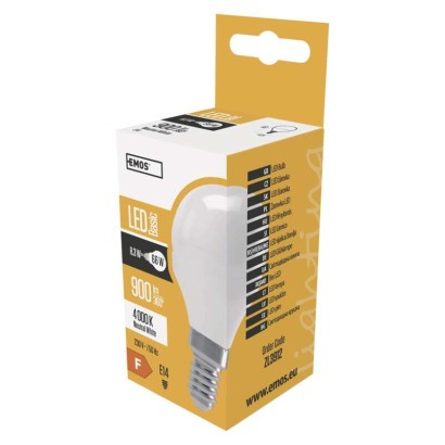 LED žarnica Basic mini globe 8,3W E14 NW