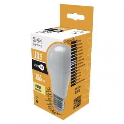 LED žarnica Basic A60 12W E27 WW