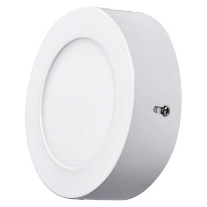 LED panel nadometni okrogel 6W WW bel
