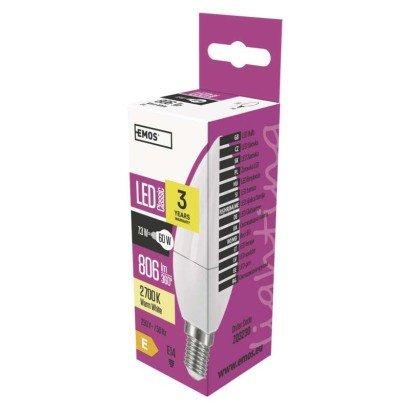 LED žarnica classic Candle 7,3W E14 WW