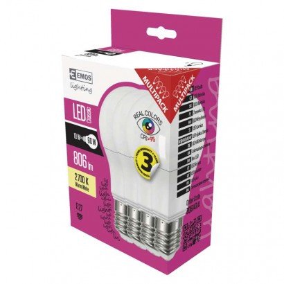 LED žarnica classic A60 10W E27 WW Ra95
