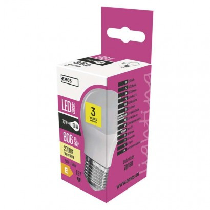 LED žarnica classic Mini Globe 7,3W E27 WW