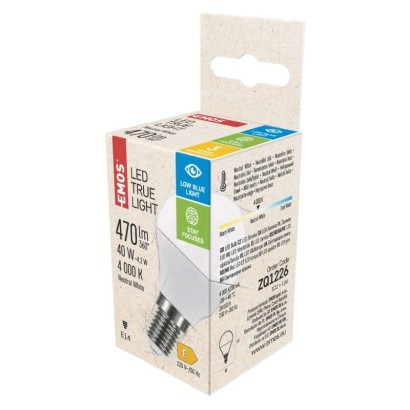 LED žarnica True Light 4,2W E14 NW