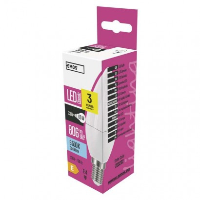 LED žarnica classic candle 7,3W E14 CW
