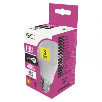 LED Bulb Classic A60 5,2W E27 neutral white