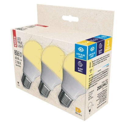 LED žarnica True Light 7,2W E27 WW