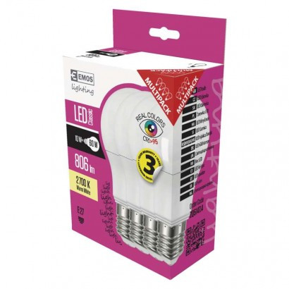 LED žarnica classic A60 10W E27 WW Ra95