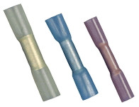 Krčljiv vezni tulec 2,5 mm2, L=36,6 mm, d1=2,4 mm, moder