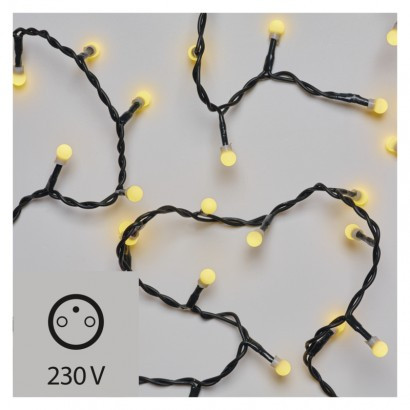 100 LED razsvetljava - češnje, 5 m, IP20, topla bela