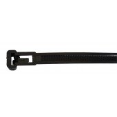 Odvezljiva vezica 200x7.5 mm črna PA6.6