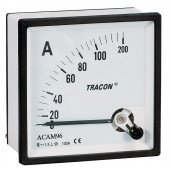 Analogni ampermeter za neposredno merjenje izmeničnega toka, 72×72mm, 30A AC