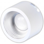 LED stenska svetilka, okrogla, regulacija svetlobne barve 230V, 25W, 3000/4000/5700K, 2180/2530/2340lm, 90°, IP54, EEI=F