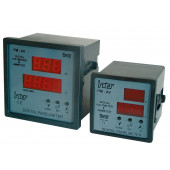 Digitalni amper- in voltmeter, 0-500 V, 0-9500 A, 72x72 mm